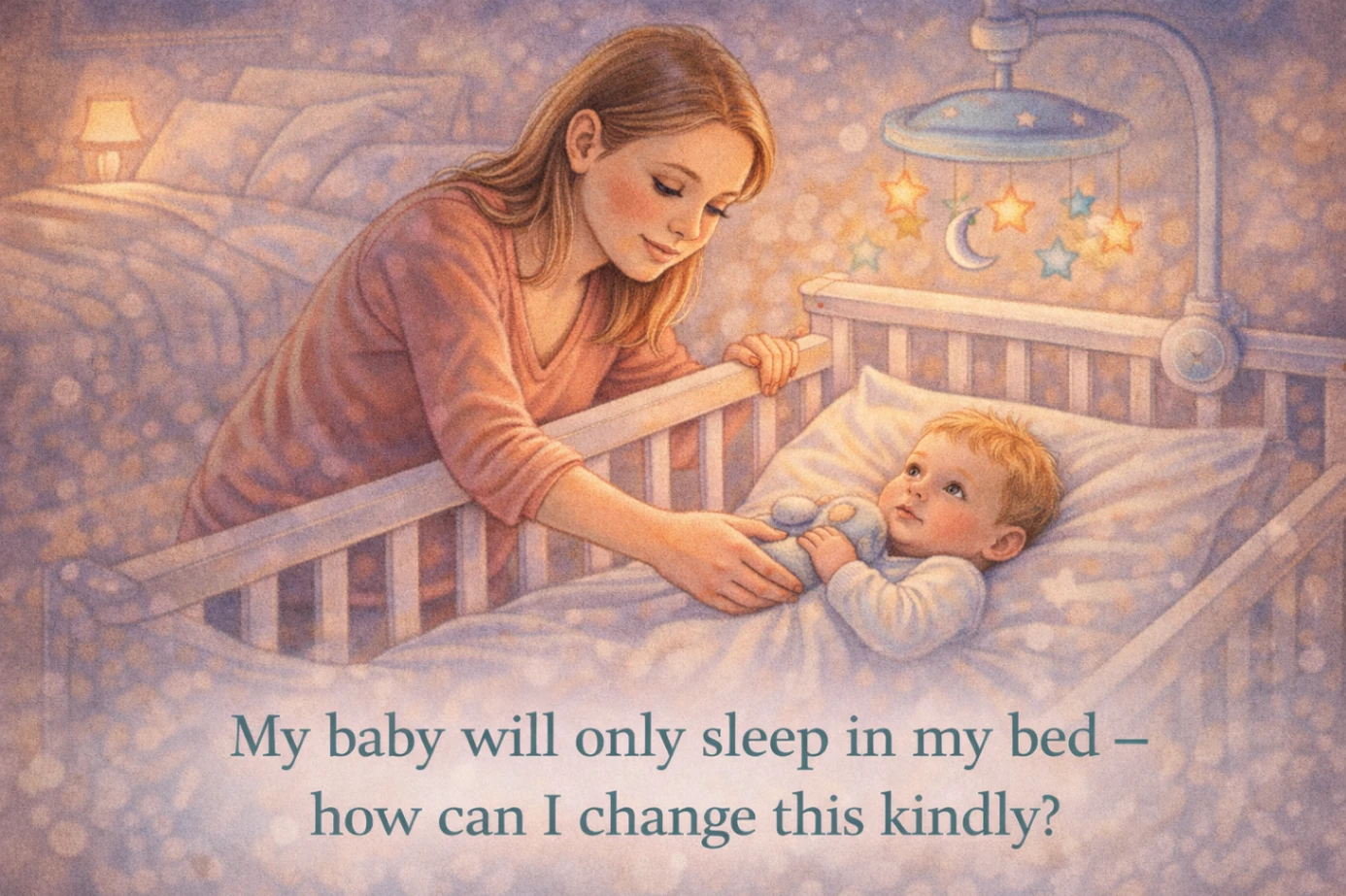 My baby will only sleep in my bed – how can I change this kindly?