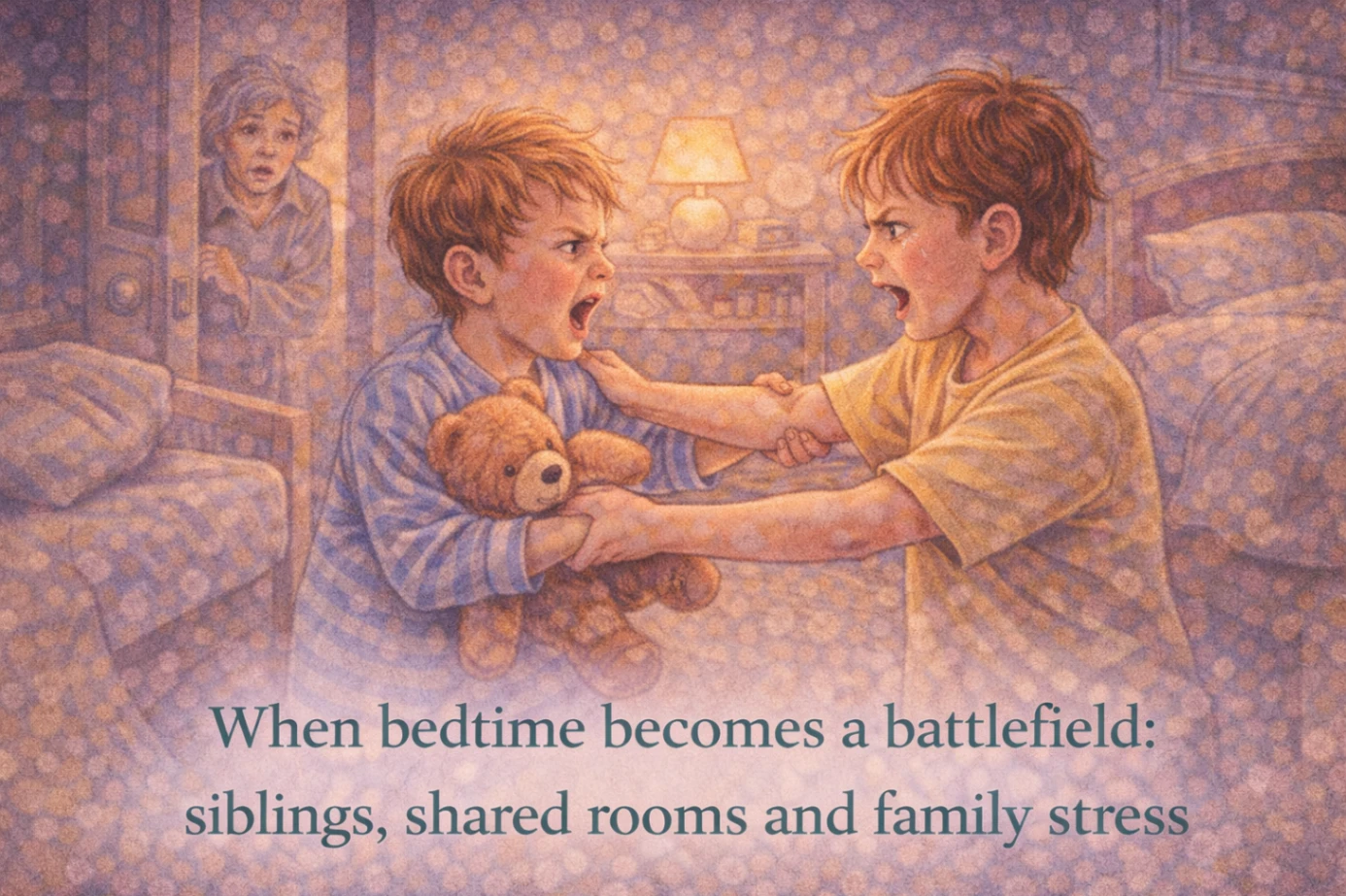 When bedtime becomes a battlefield: siblings, shared rooms and family stress