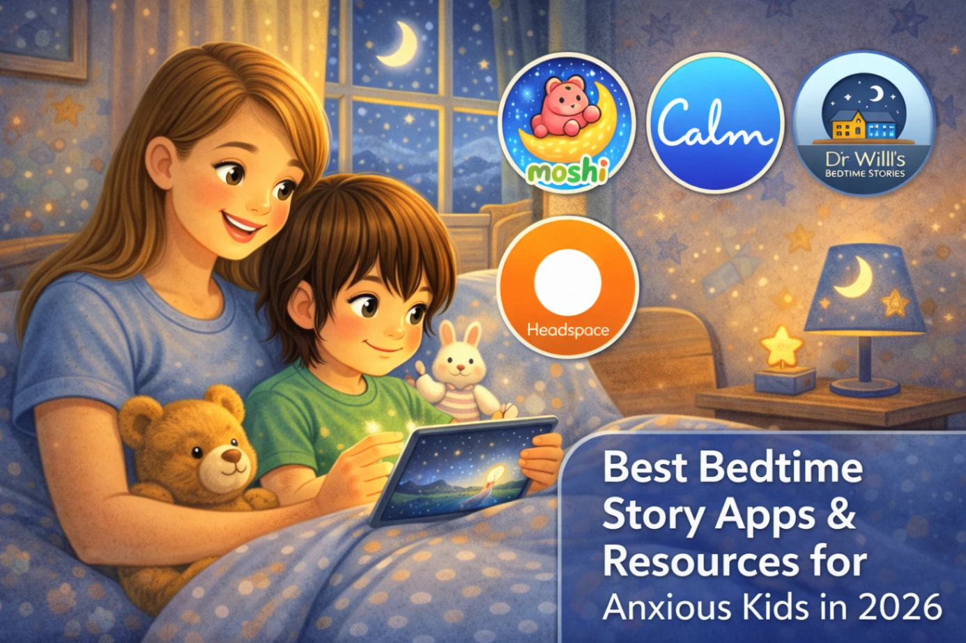 Top 10 Best Bedtime Story Apps and Resources for Anxious Children (2026)